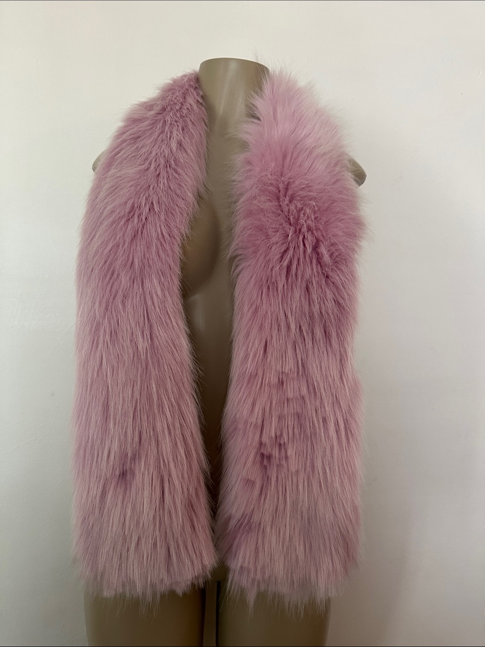 Mossimo Supply Co. Dusty Pink Faux Fur Scarf Wrap